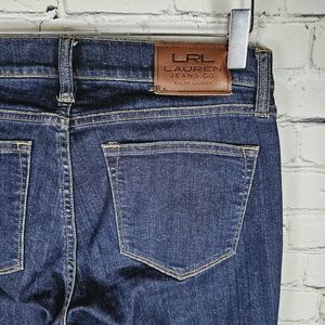 LAUREN RALPH LAUREN | slim leg mid rise jeans